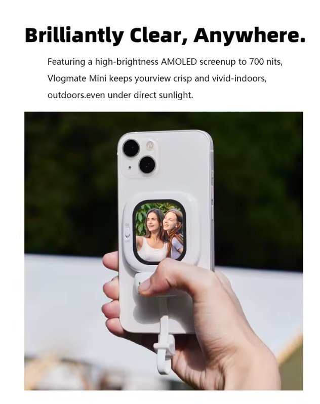Vlogmate™ Mini Selfie Monitor Screen™